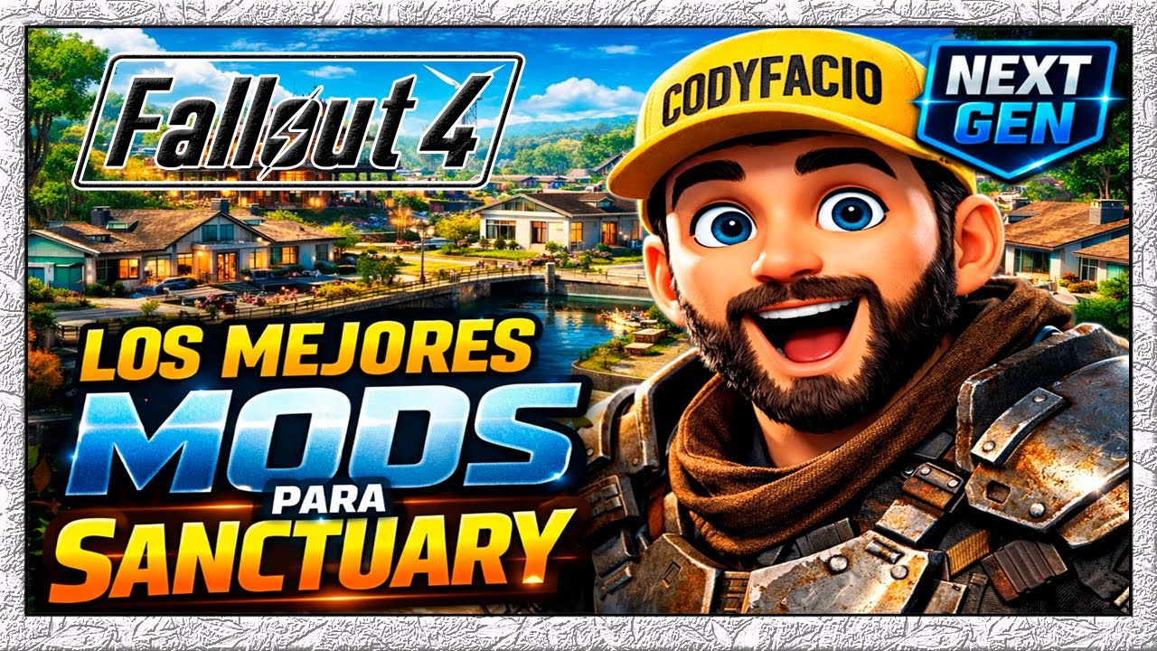 los mejores mods para santuary🎮| Fallout 4 NEXT GEN gameplay español