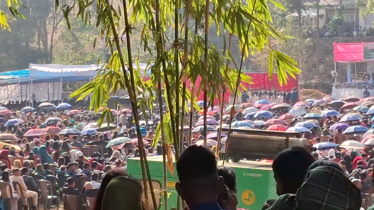 Choirs standing Rymbai presbetary 