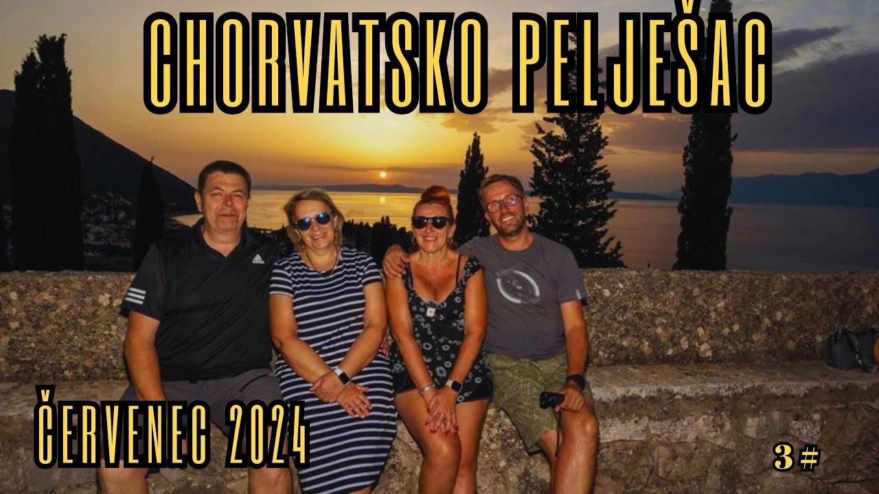 CHORVATSKO 2024 -  3.díl  Pelješac / Trpanj /pláž Duba Peljaška/ 🇭🇷♥️🍻