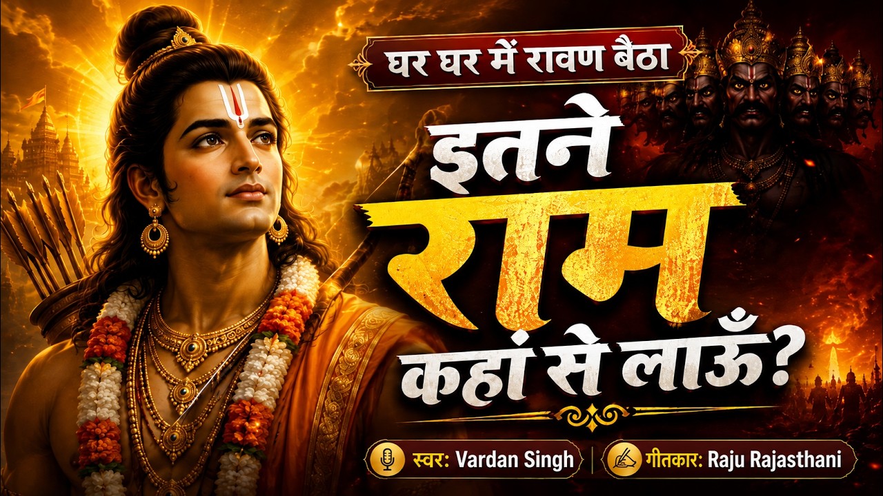घर घर में रावण बैठा | राजू राजस्थानी | Ram Bhajan | Devotional Song | Aum Bhakti