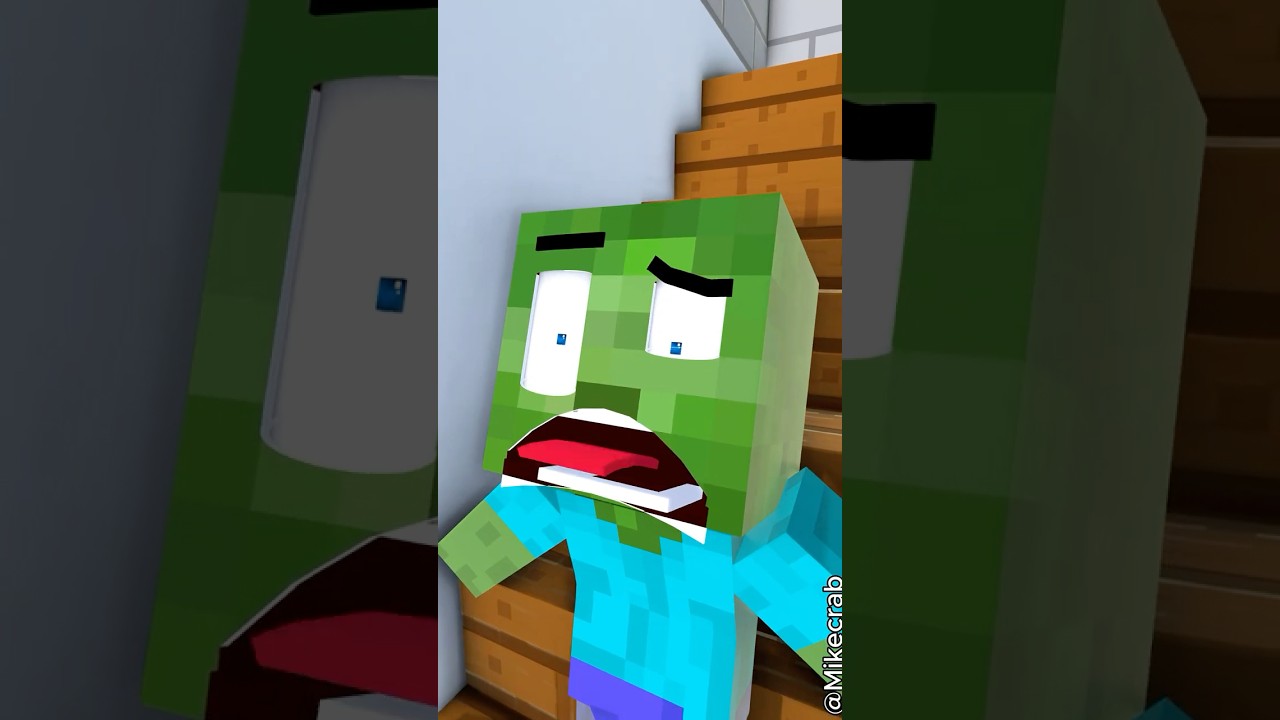 Zombie Steps on Lego and Screams!