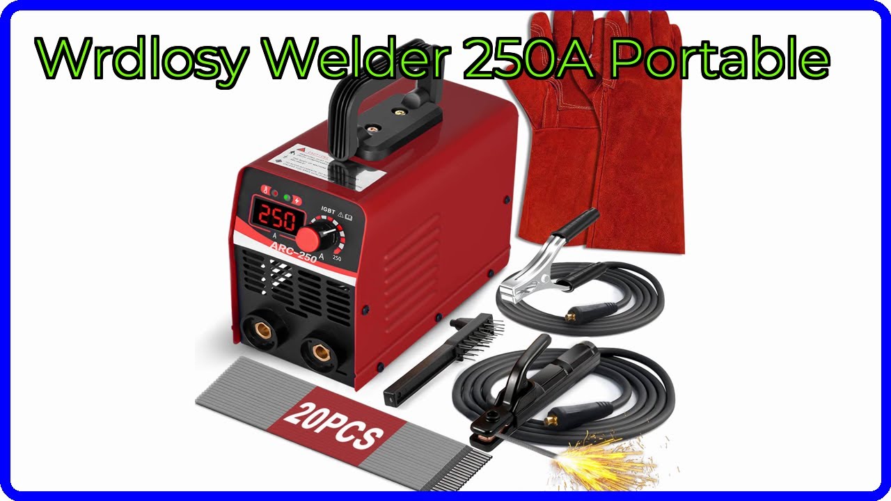 REVIEW (2026): Wrdlosy Welder 250A Portable. ESSENTIAL details.