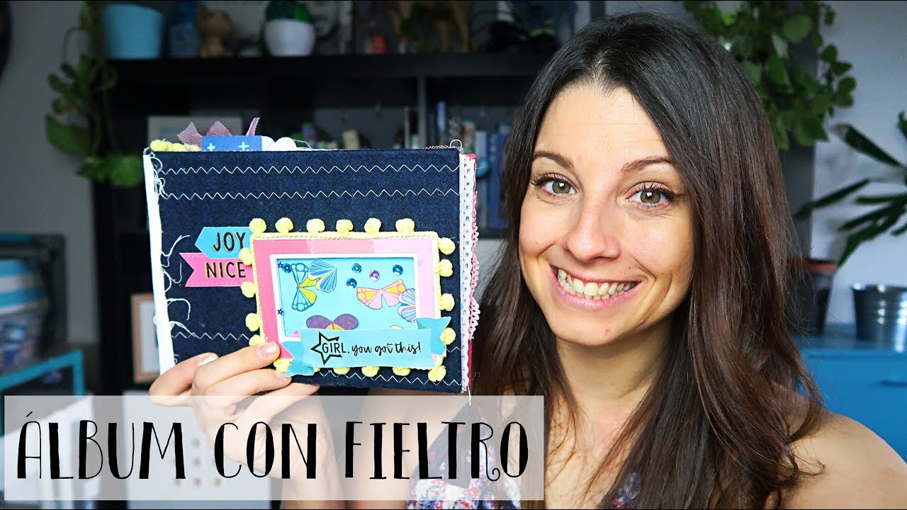 TUTORIAL ÁLBUM de SCRAPBOOK COSIDO con FIELTRO [CO]