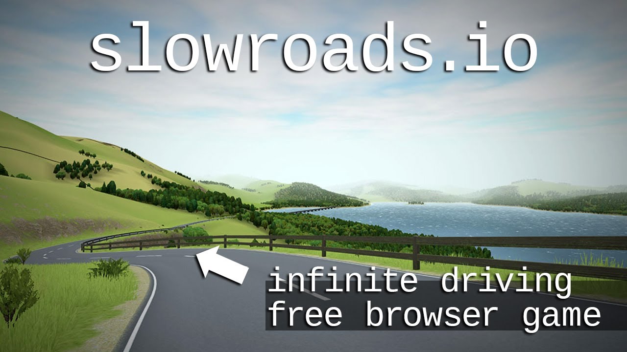 Slow Roads .io - Endless Procedurally Generated In-Browser Driving Game!