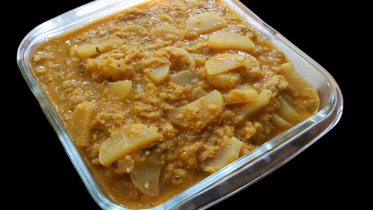 মুলা দিয়ে ডালের রেসিপি || গ্রামের পদ্ধতিতে মুলা দিয়ে ডাল রান্না || Mula diya masoor dal recipe.