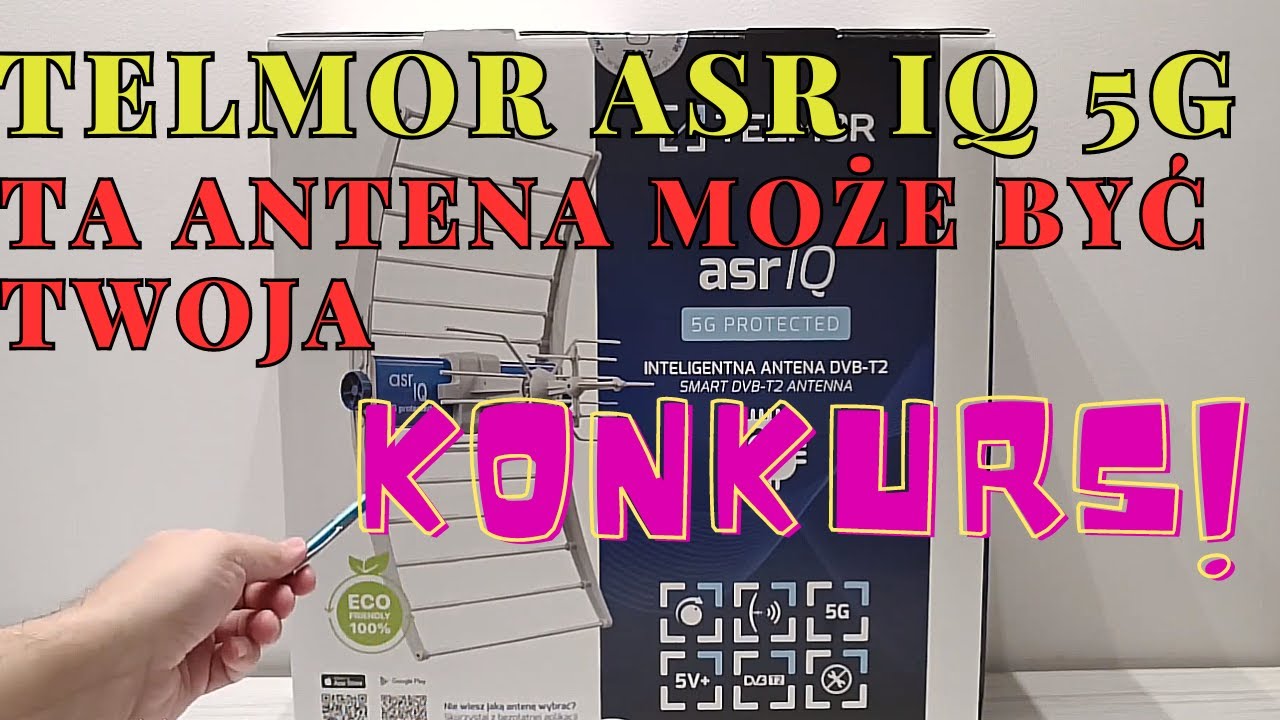 Antena Telmor asr IQ 5G Protected DVB-T2 - test/ recenzja + konkurs
