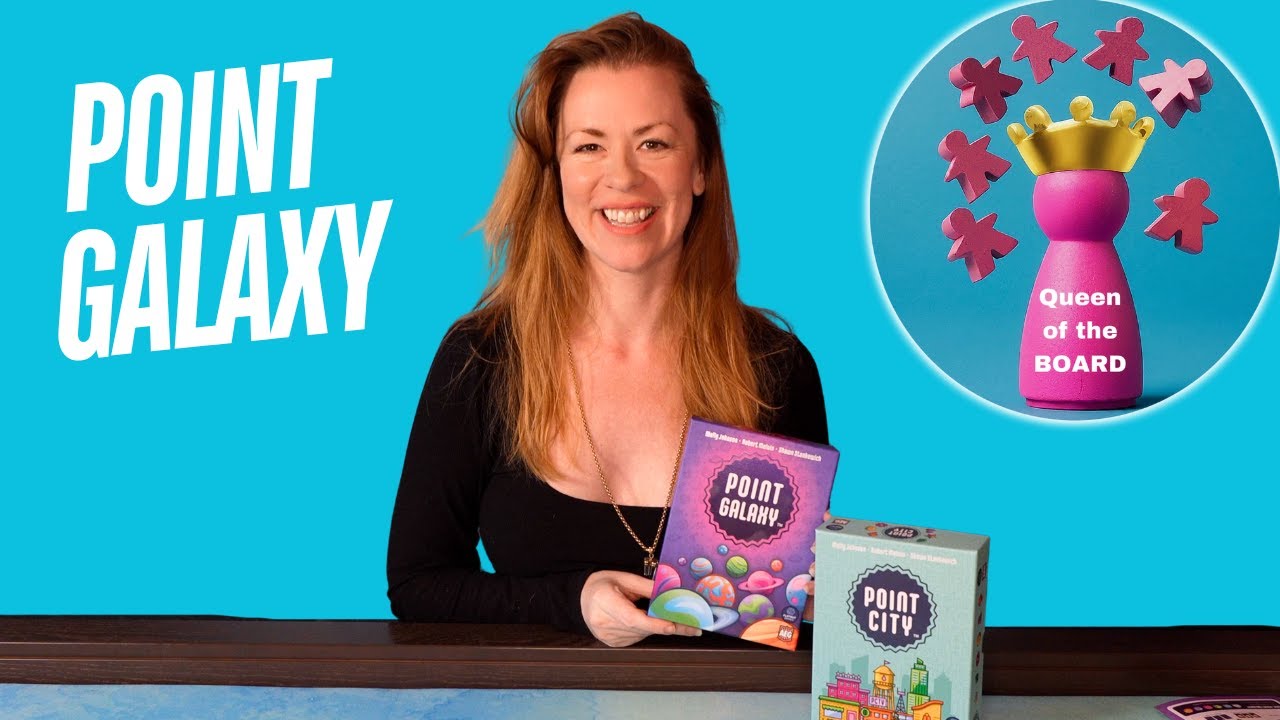 Point Galaxy solo board game (travel card game)