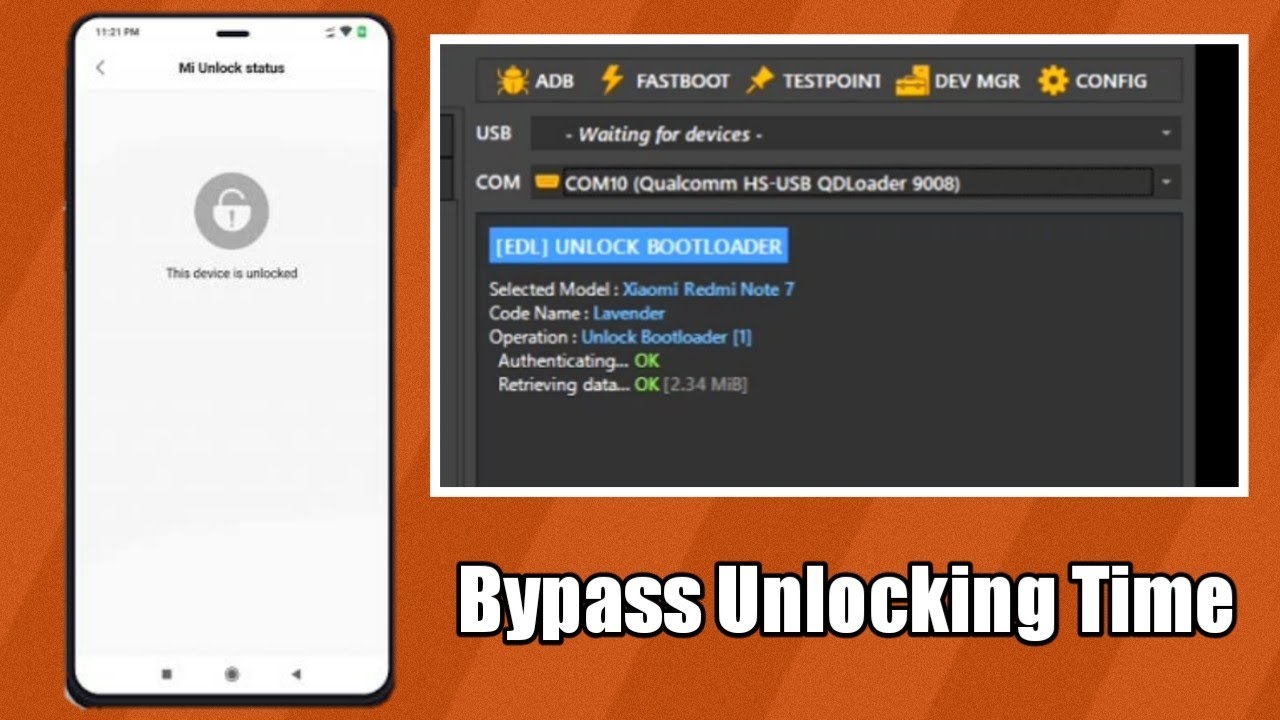 Xiaomi Bootloader Unlock Without Waiting Time With EDL Mode | Bypass Unlocking Time 🔥
