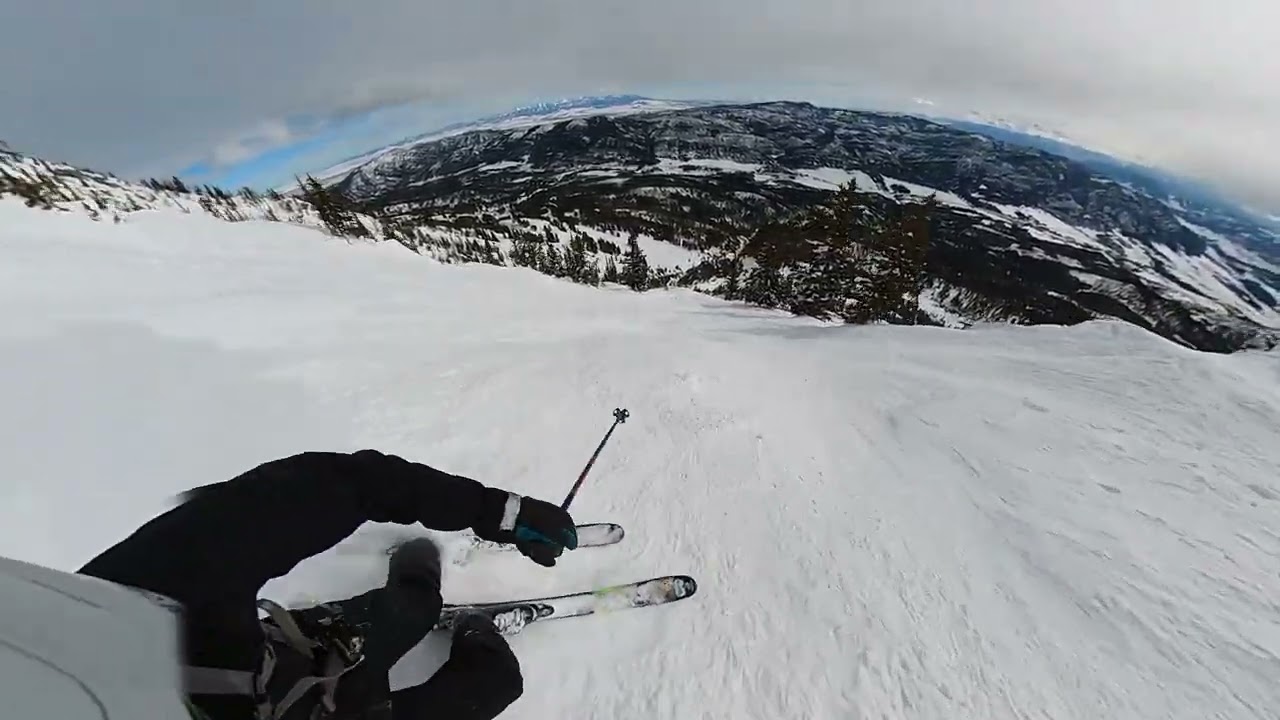 Bridger Bowl, MT - Run Beneath Schlasman's Lift - February 23, 3023