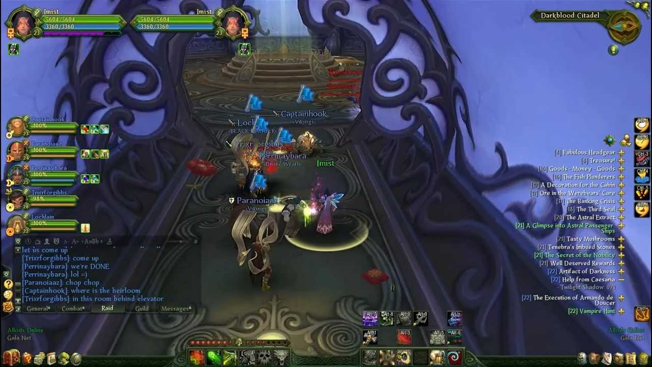 Allods Dark Blood Catidel Instance Dungeon(Summoner LVL23)