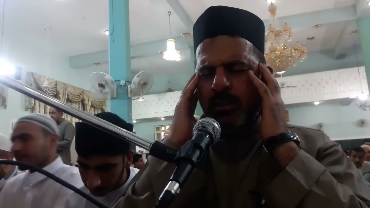 القارئ السيد مجيد عواد المشهداني الحسني تلاوة العيد من جامع الاقصى في الفلوجة