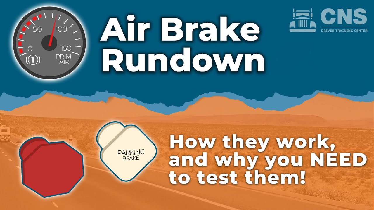 CMV Air Brake Test Should Be Done Every Pre-trip Inspection