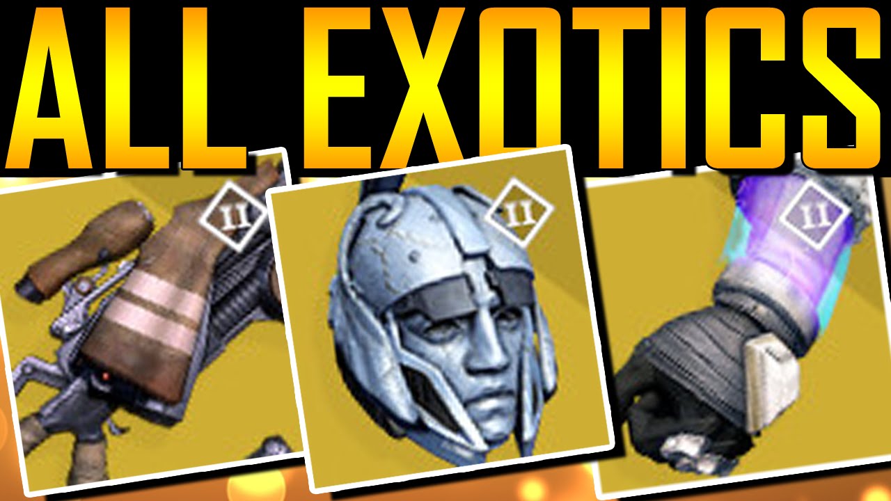 Destiny - ALL HOUSE OF WOLVES EXOTICS!