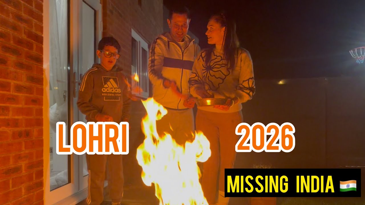 Lohri Celebration 2026 In UK 🇬🇧| Major Missing Our Families Back In India 🇮🇳 