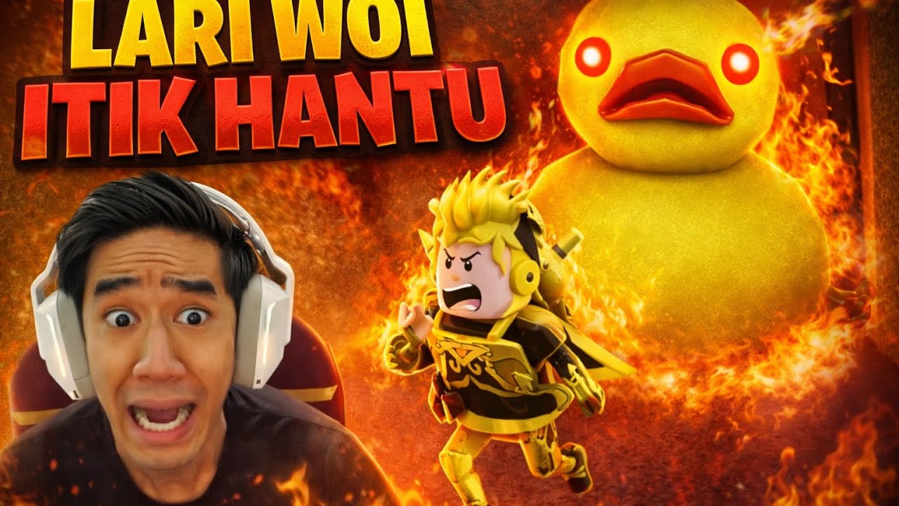 LARI WOI ITIK HANTU 🦆 DUCK ESCAPE HORROR 😂