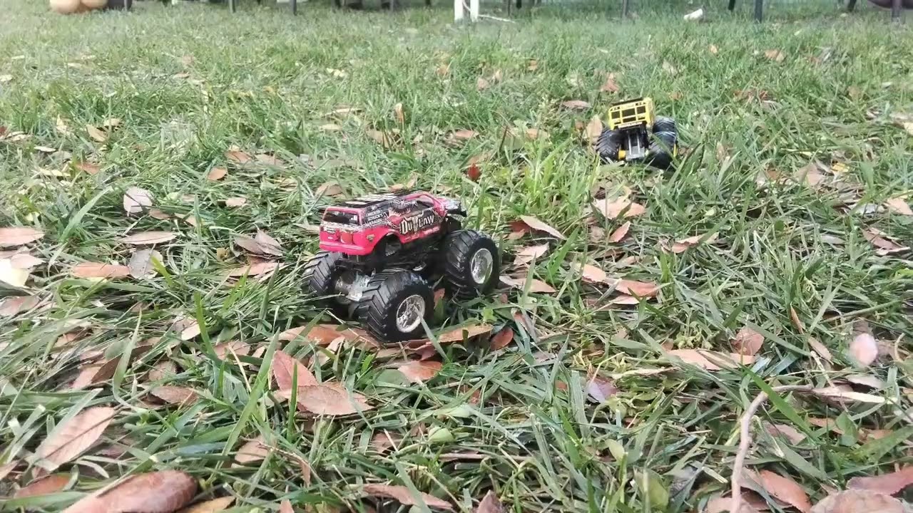 Monster trucks 2:The outlaw has meant his foe.