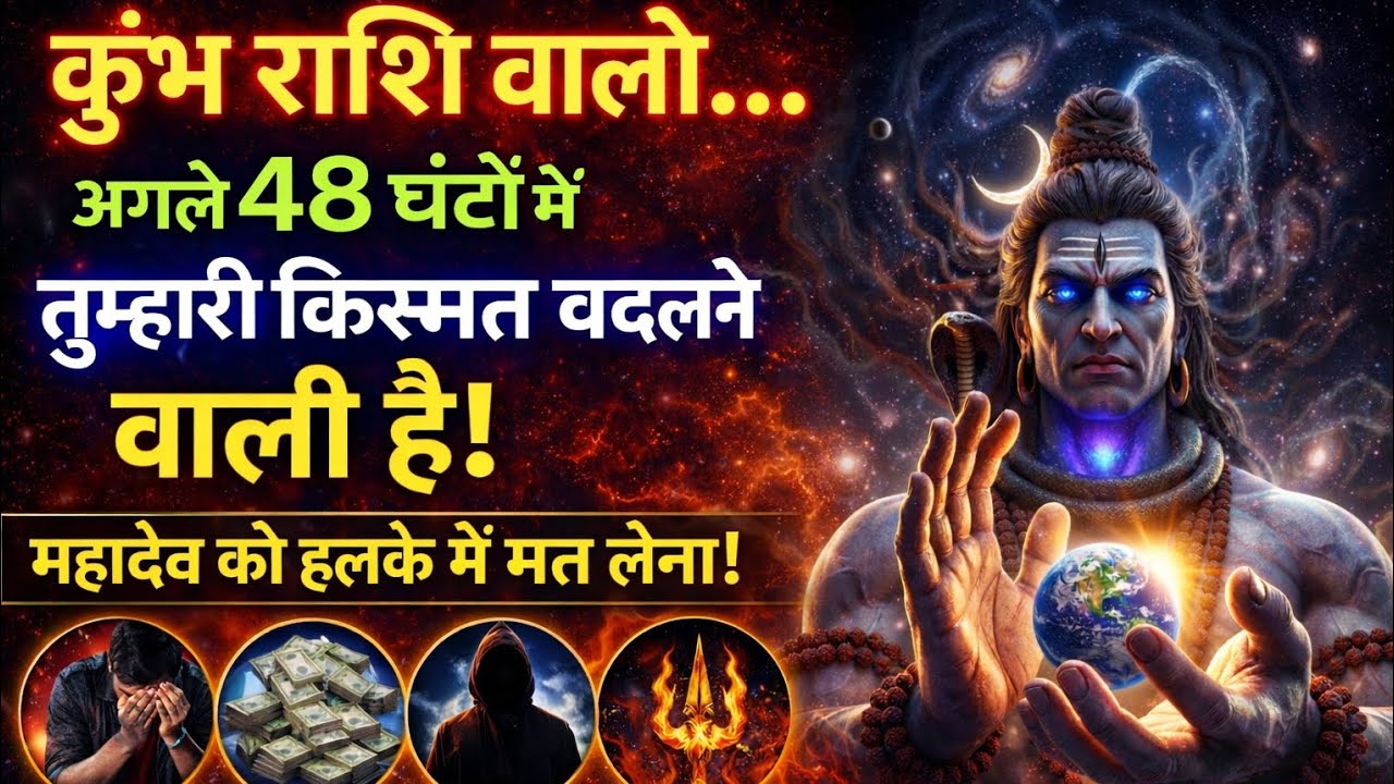 कुंभ राशि वालों सावधान! अगले 48 घंटे में किस्मत बदलने वाली है | Mahadev Ka Sanket | Kumbh Rashi 2026