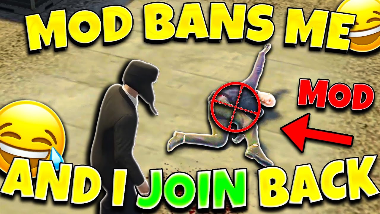 Server Mod BANS ME.. I joined back 😂 (GTA 5 RP)
