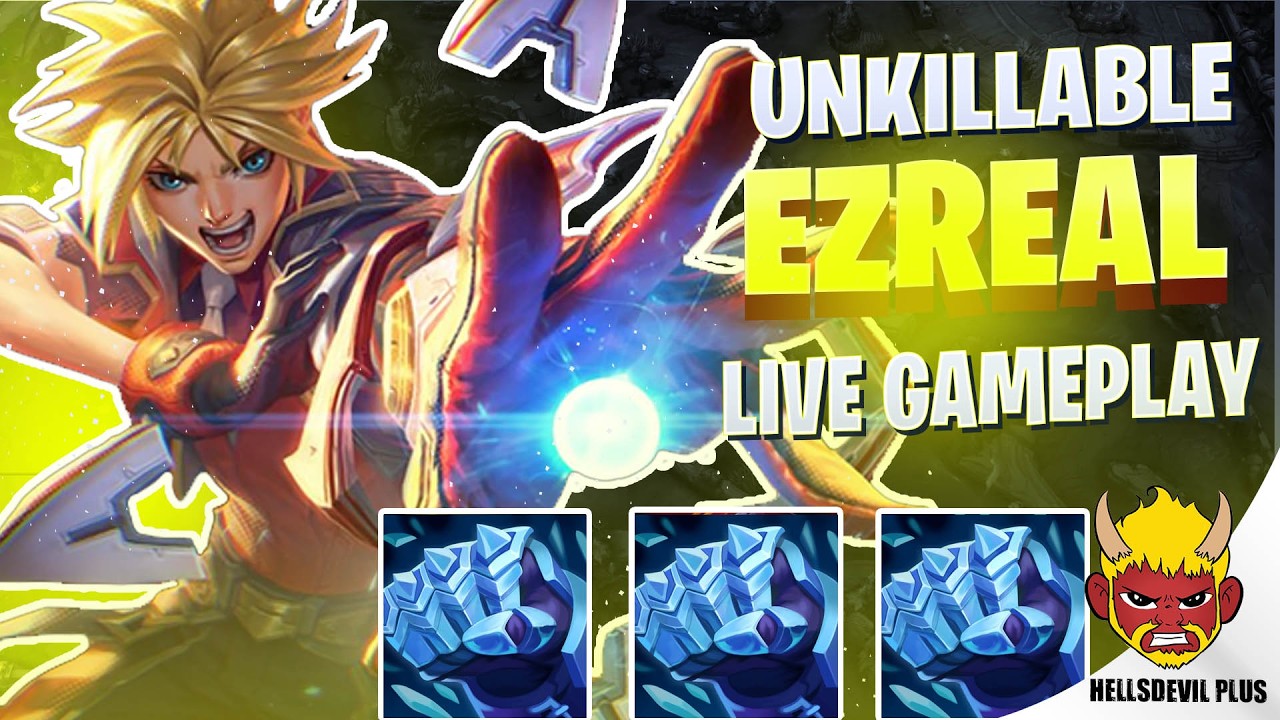 Безумный НЕУБИВАЕМЫЙ билд на Эзреаля! &mdash; Геймплей Wild Rift от HellsDevil Plus
