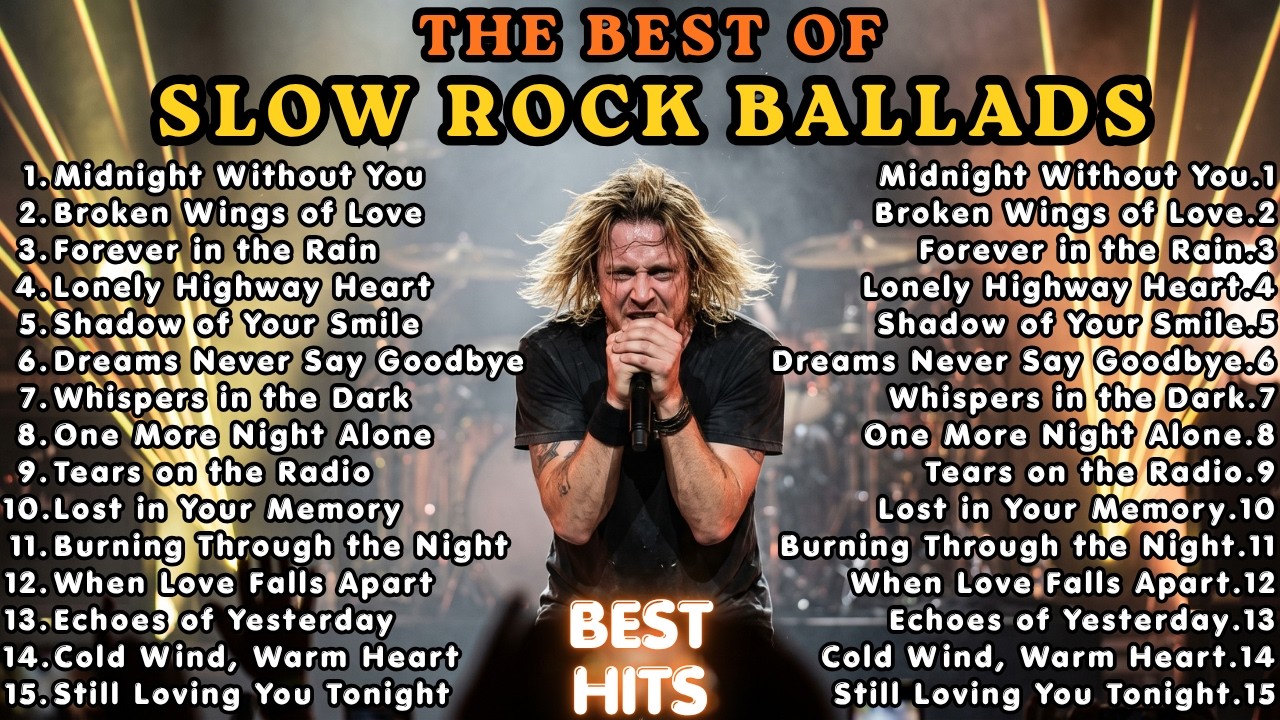 🎸Nothing but Timeless Rock Ballads  | Best Slow Rock Ballads🔥🔥🔥