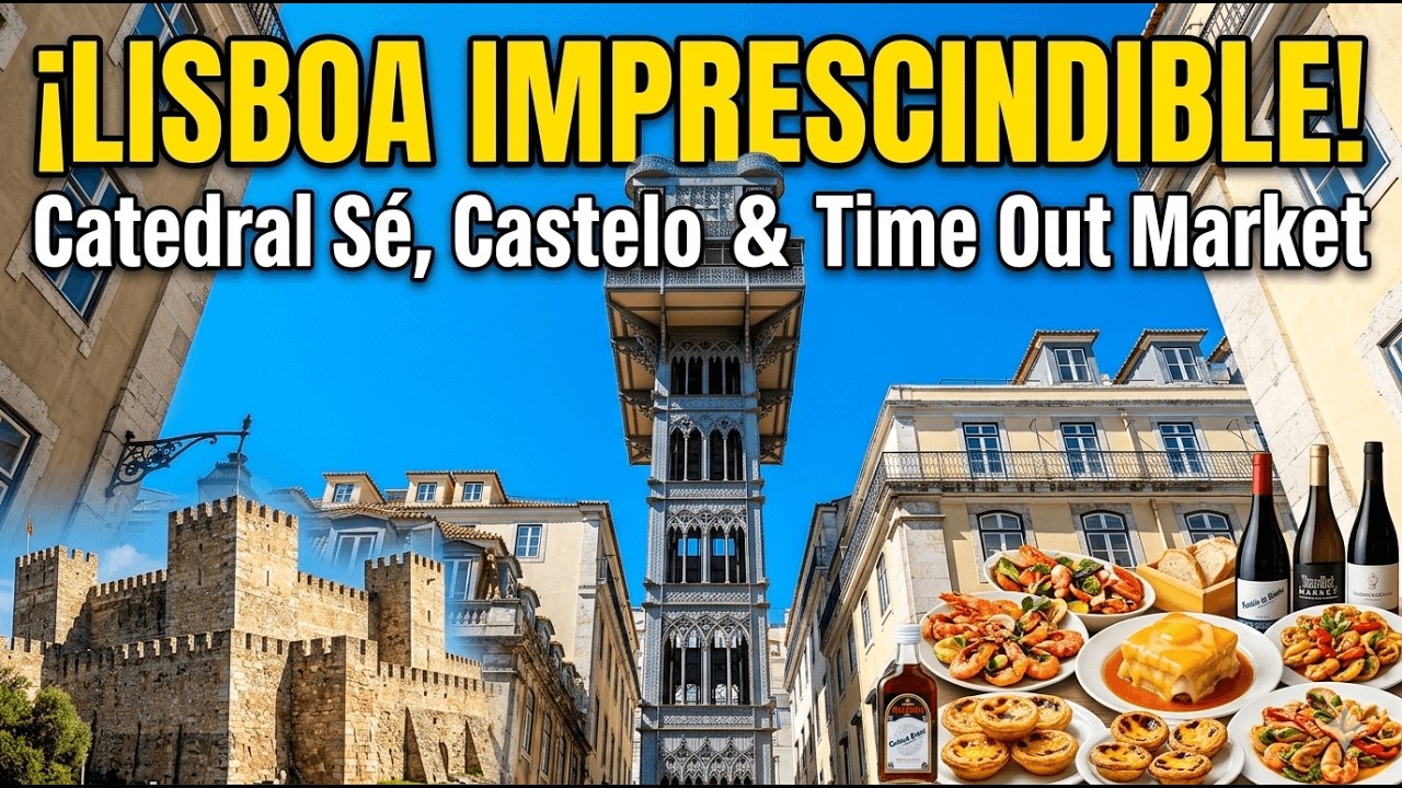 Qué ver en LISBOA: De la Catedral Sé al Time Out Market (Guía Visual)