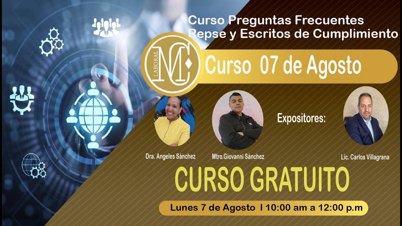 Curso preguntas frecuentes Repse y escritos de Cumplimientos