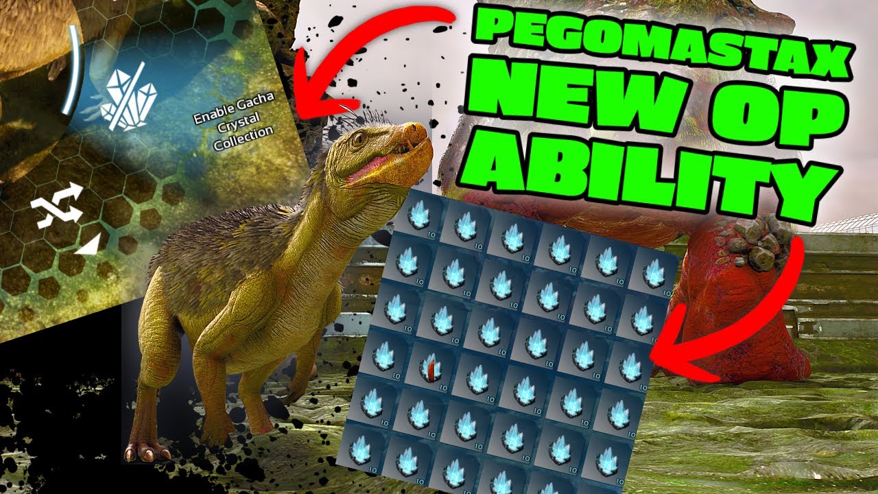 Новая сверхмощная способность PEGOMASTAX!!! Обзор коллекции кристаллов GACHA!!!! Как использовать