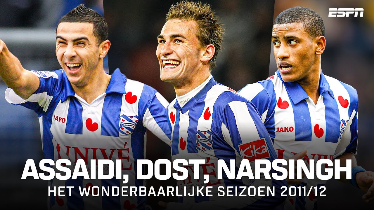 Het WONDERBAARLIJKE SEIZOEN van ASSAIDI, DOST & NARSINGH in de Eredivisie 2011/'12 🎯😍
