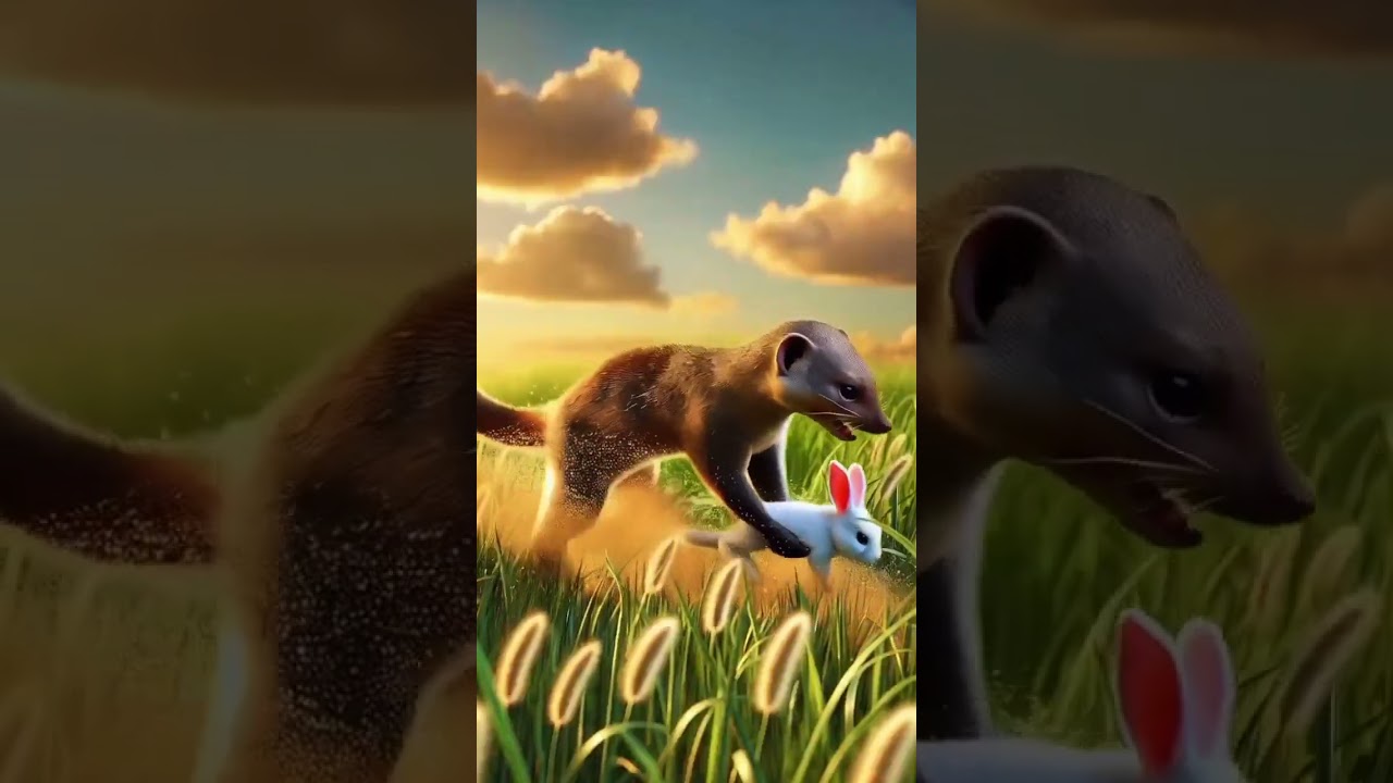 Epic Showdown: Rabbit vs Mongoose | Mind-Blowing Forest Story #aistorytelling