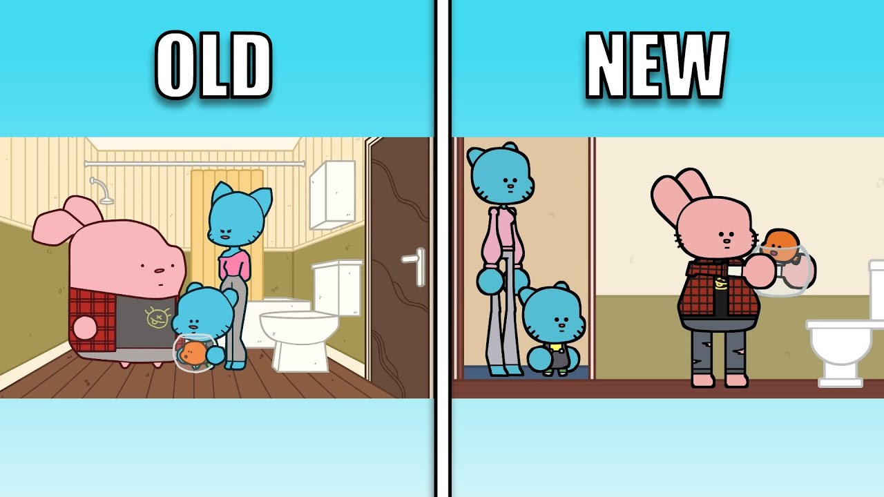 Gumball OLD vs NEW