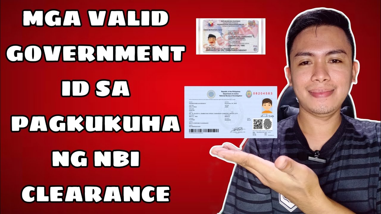 MGA TANGGAP NA VALID ID SA PAGKUKUHA NG NBI CLEARANCE | Edz Econg