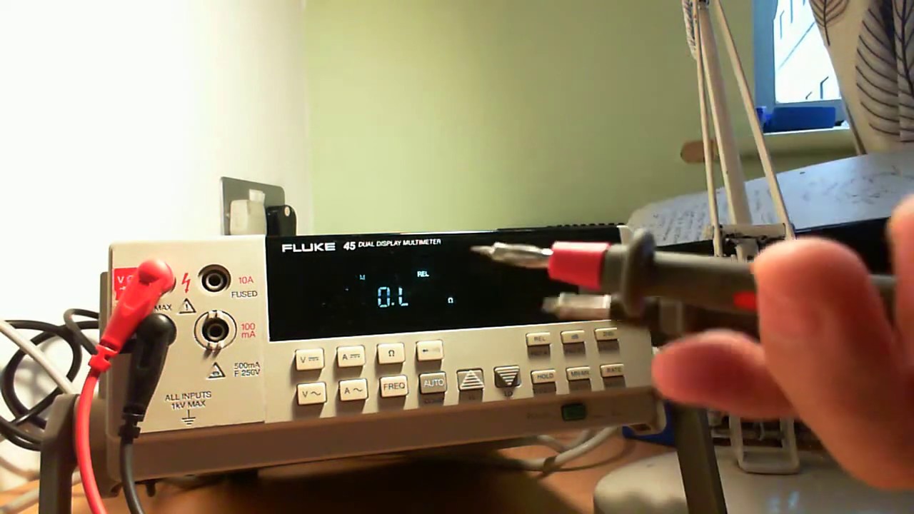 fluke 45 - comparing resistors.