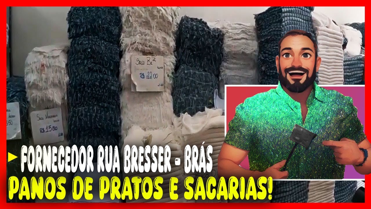 PANOS DE PRATO E SACARIA COM ÓTIMOS PREÇOS! LOJA NA RUA BRESSER NO BRÁS
