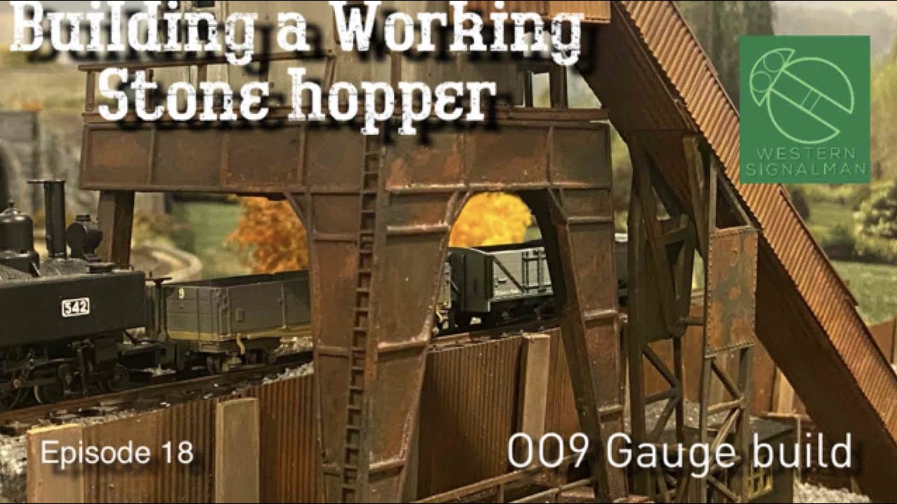 Modelling a Working Stone Hopper. Building a OO9 Model Railway Episode 18