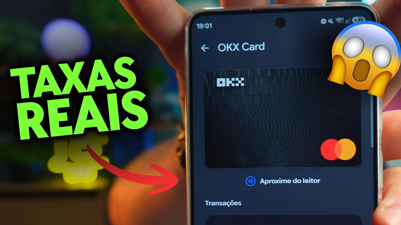 Ser&aacute; que a TAXA &eacute; boa mesmo? Testei o Cart&atilde;o Cripto da OKX na PR&Aacute;TICA em video!