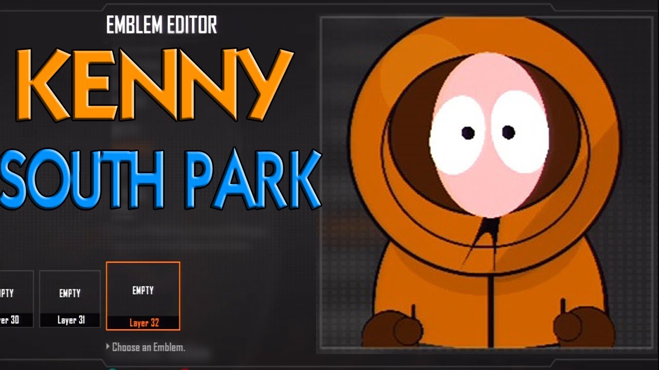 Black Ops 2 - BEST Kenny / South Park - Emblem Tutorial