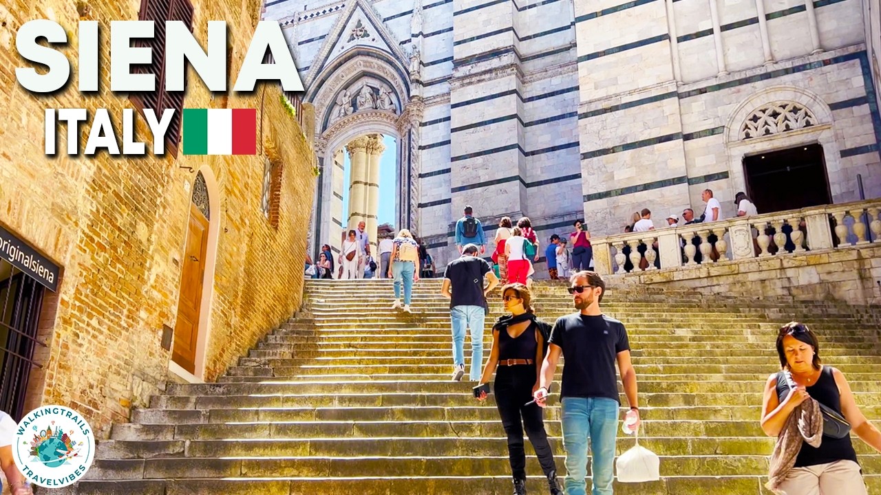 Siena, Italy 🇮🇹 | A Timeless Tuscan Treasure | 4K Walking Tour with Captions