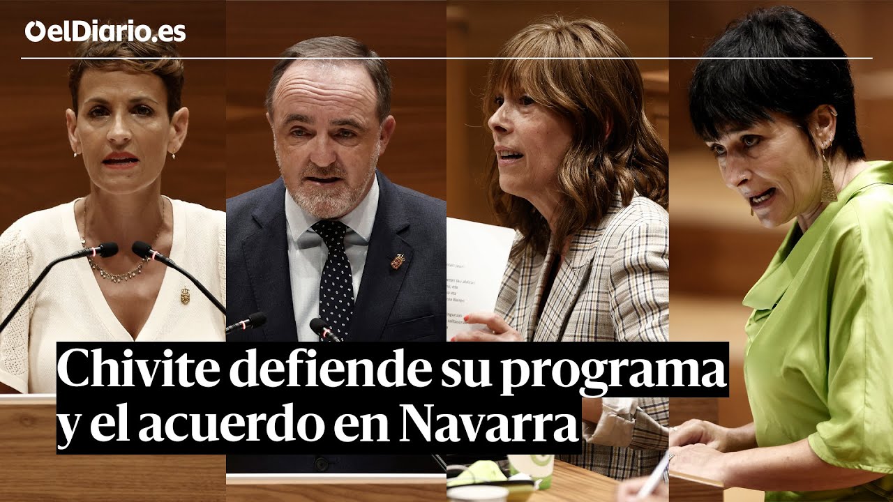 Debate de investidura en Navarra: Chivite anuncia una reforma del Estatuto y promete progreso