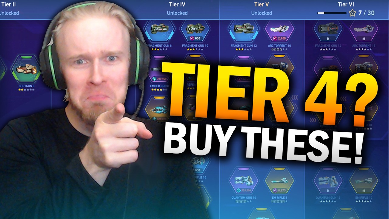 РУКОВОДСТВО ПО ПОЛНОМУ СНАРЯЖЕНИЮ 4 УРОВНЯ — Покупайте ЭТИ пушки и мехи! — Советы по игре Mech Arena