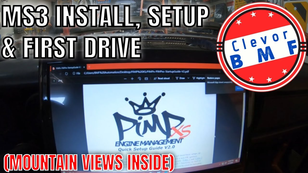 Megasquirt (MS3) Install, Setup & FIRST DRIVE!! - PiMP XS