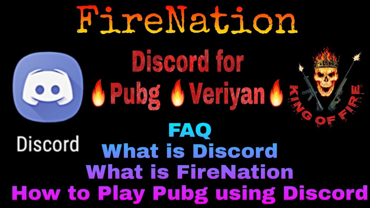 How to use Discord in Tamil... What is FireNation and Where by King of Fire