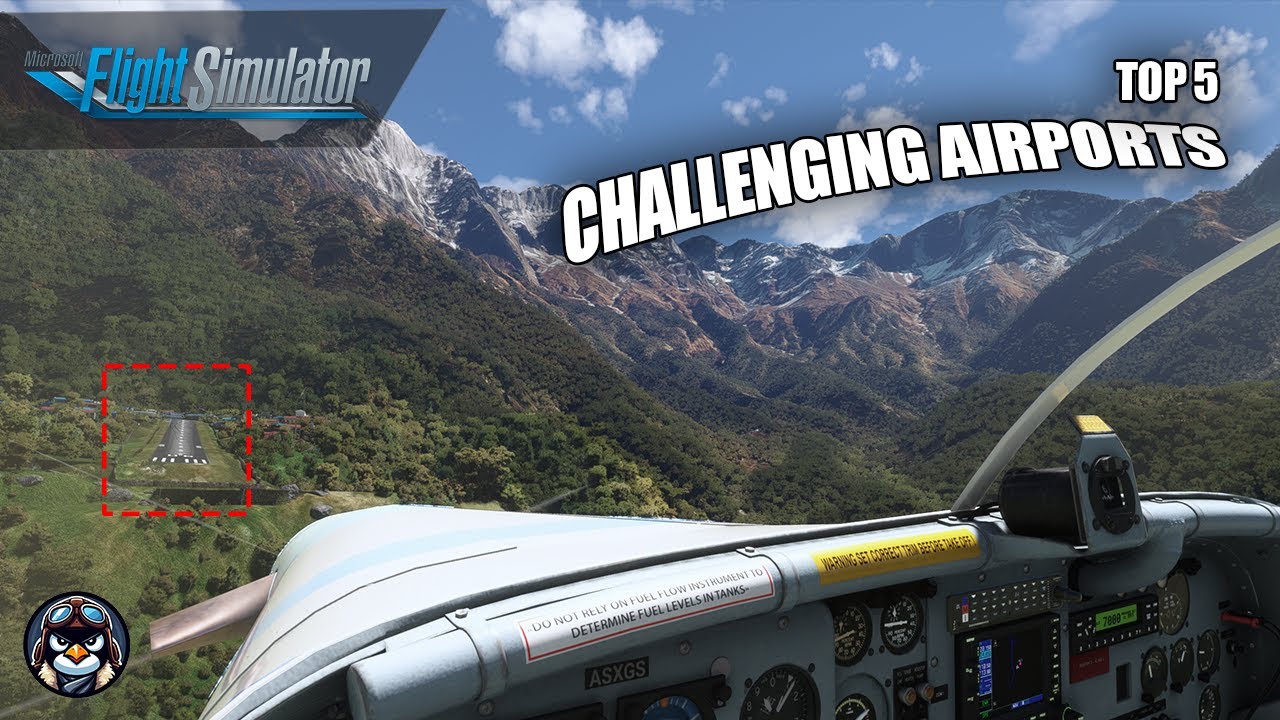 TOP 5 Most CHALLENGING Airports to LAND | MSFS