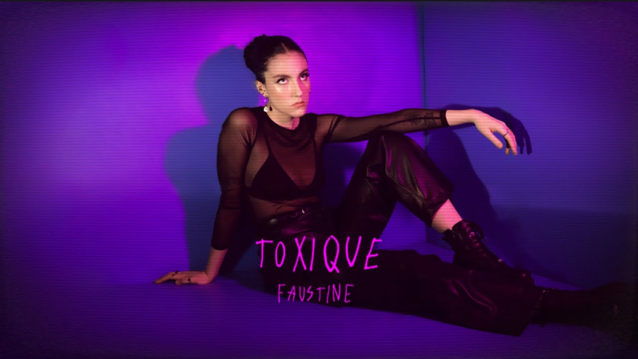toxique - FAUSTINE (official lyrics visualiser)