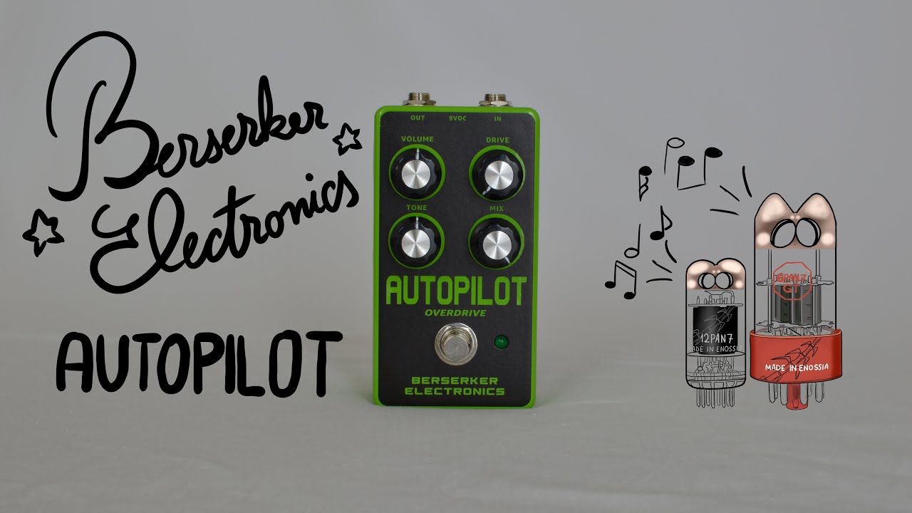 Berserker Electronics AUTOPILOT | Ibanez/ Maxon TS10 tube screamer style pedal with MIX | Strat Demo