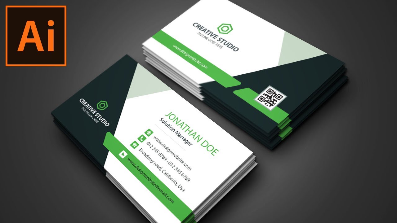 Create a Print Ready Business Card Design in Adobe Illustrator