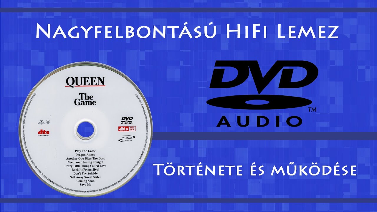 DVD Audio - Nagyfelbont&aacute;s&uacute; HiFi Audio lemez