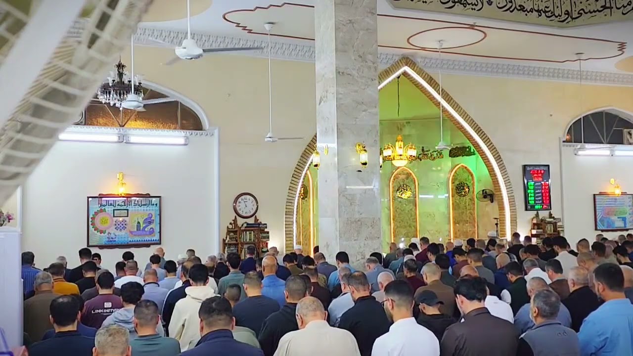 شيخ علاء إمام وخطيب جامع محمد رسول الله ﷺ في زيونة 716-بغداد-العراق