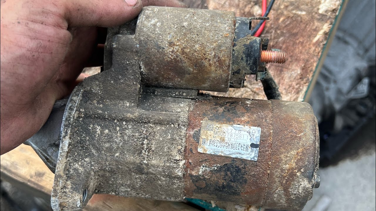 Замена стартера Mitsubishi Lancer 2002 года