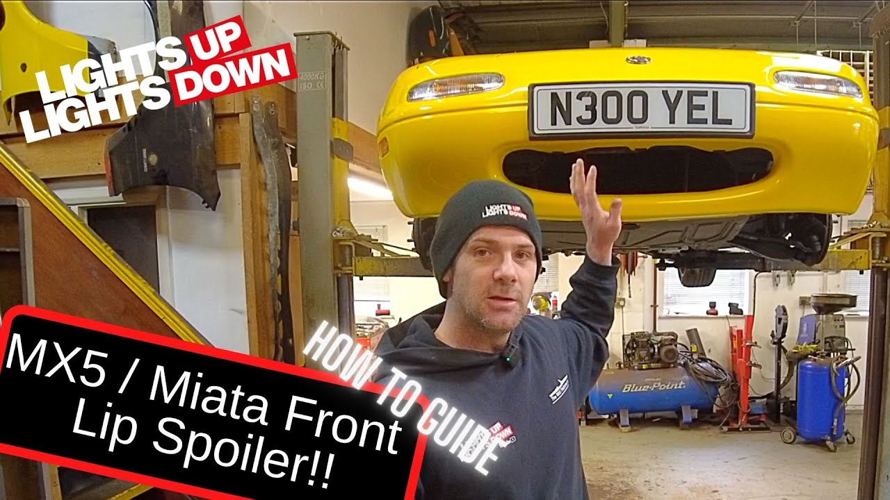 MX5 / Miata Front splitter / Spoiler - How to guide