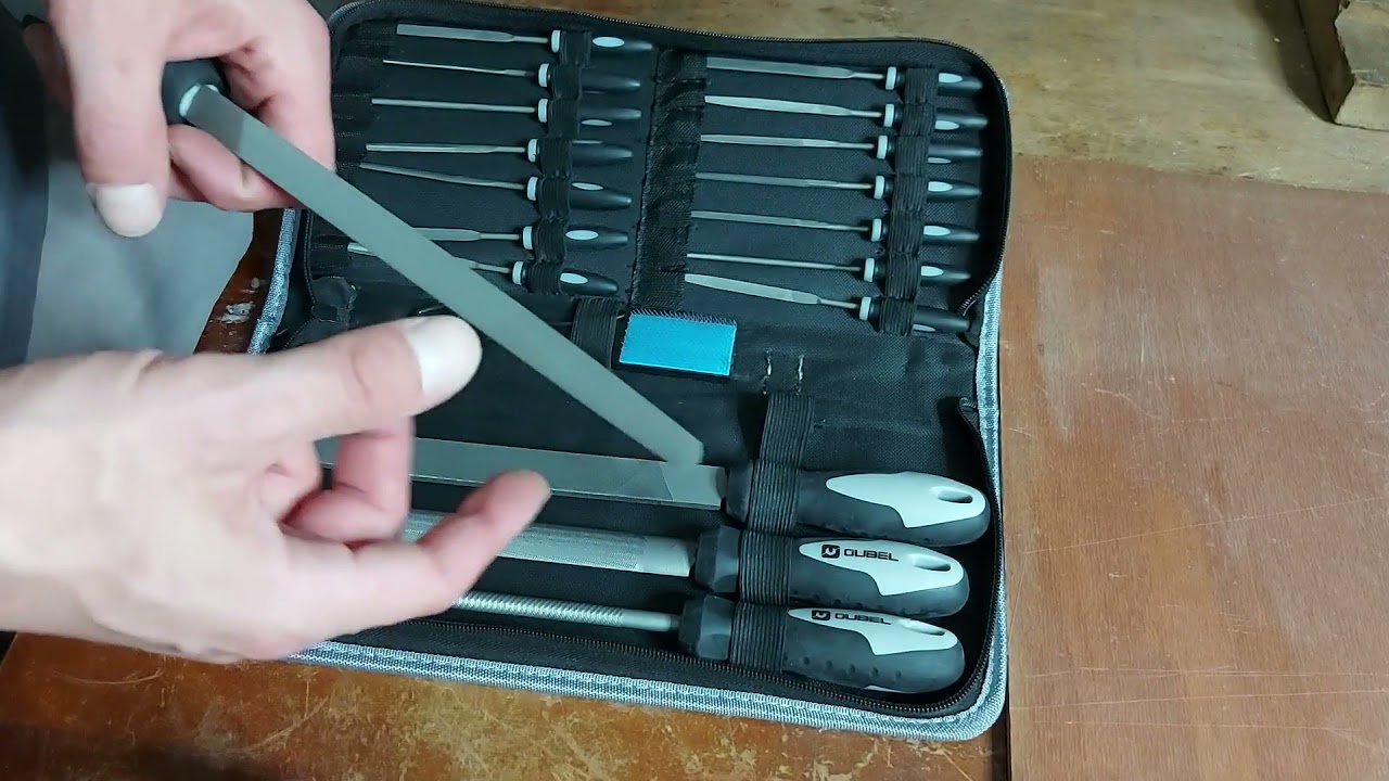 OUBEL Feilen Set 19 teilige, Feilensatz aus Hochwertigem, Nicht so grob wie sonst &uuml;blich, Abtrag abe